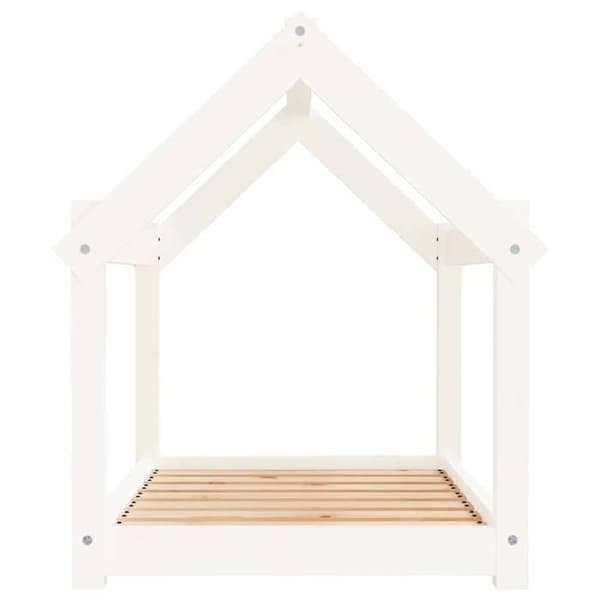 Maison Exclusive - Hundsäng Vit 81x60x70 cm Solid furu Vit