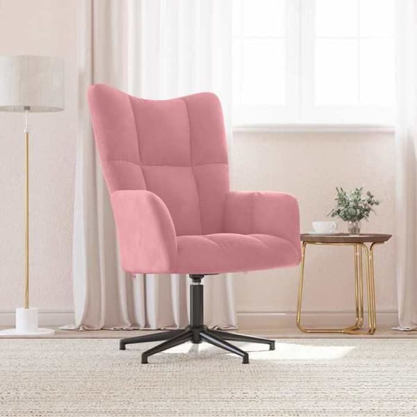 Maison Exclusive - Avkopplingsstol Rosa Sammet