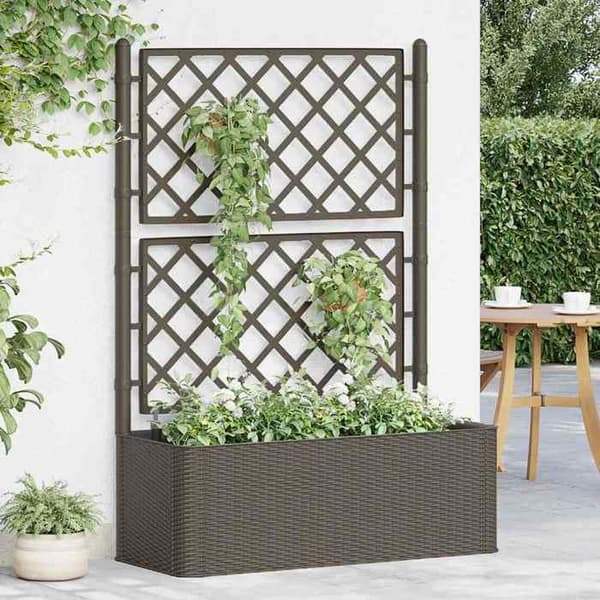 Maison Exclusive - Hævet havebed og espalier samt vandingssystem Moka