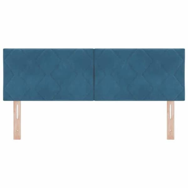 Maison Exclusive - Tummansininen LED-pääty 160 cm Sametti Mörkblå