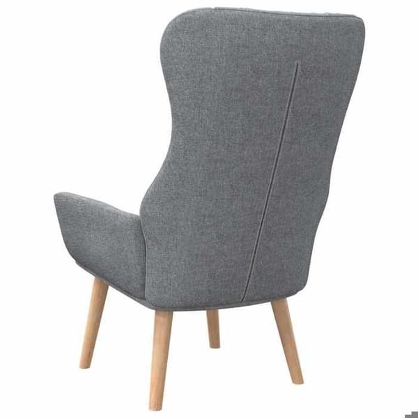 Maison Exclusive - Ljusgrå avslappningsstol i tyg Ljusgrått