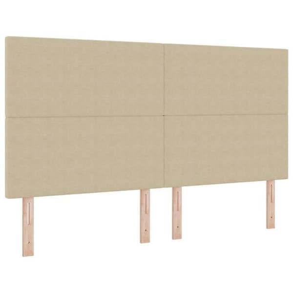 Maison Exclusive - LED Hovedgærde Grøn grå 180 cm Velour