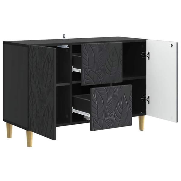 Maison Exclusive - Buffet Sort 89 x 34,5 x 60 cm Ingeniørtræ