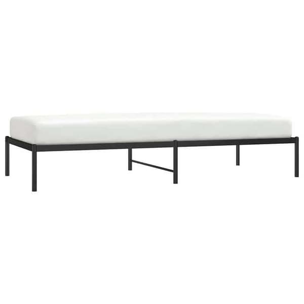 Maison Exclusive - Metal sengestel uden madras sort 90x200 cm
