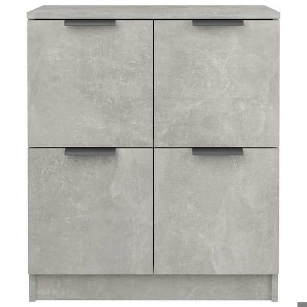 Maison Exclusive - Buffé Grå betong 60x30x70 cm Ingenjörsträ