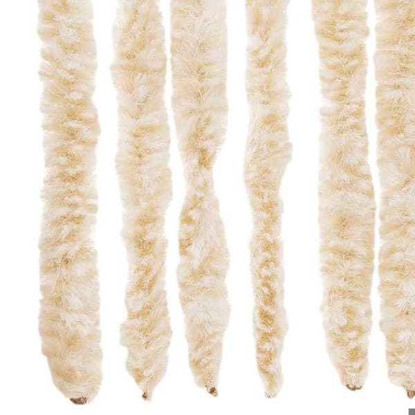 Maison Exclusive - Beige och vit myggnät 56x200 cm chenille