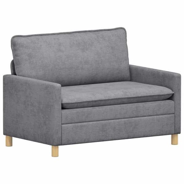 Maison Exclusive - 2-delars Soffgrupp i Ljusgrå Polyester