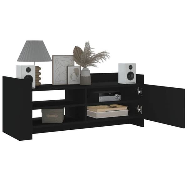 Maison Exclusive - TV-møbel Sort 100x35x40 cm Ingeniørtræ Svart
