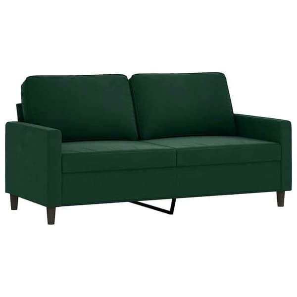 Maison Exclusive - Sæt af 2 sofaer med puder Mørkegrøn Velour