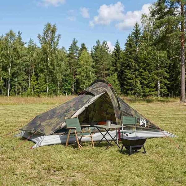 Maison Exclusive - Telt til vandreture 2 personer Camouflage