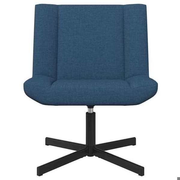 Maison Exclusive - Snurrstol Blå 63 x 75 x 76 cm tyg