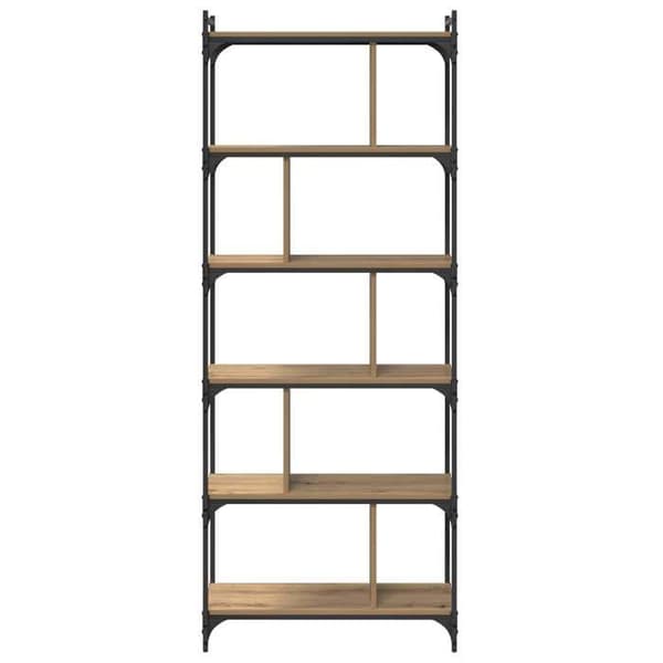 Maison Exclusive - Kirjasto 5 tasoa 76 x 32 x 192 cm Insinööripuu Ej specificerat