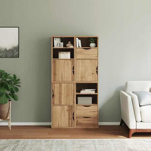 Maison Exclusive - Sidoskåp 4 st ODDA 40x24x79 cm massiv furu