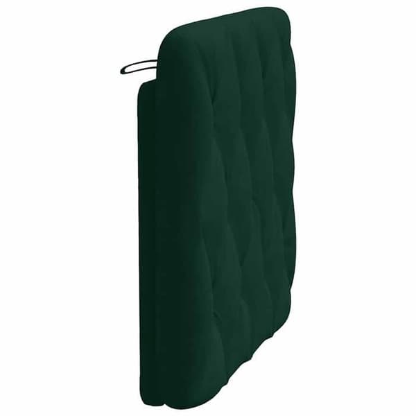 Maison Exclusive - Mörkgrön sänggavelkudde 90 cm sammet
