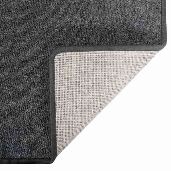 Maison Exclusive - Tummanharmaa käytävämatto 100 x 100 cm 100% polypropeeni