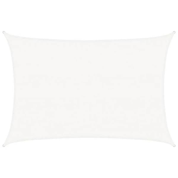 Maison Exclusive - Skuggsegling 160 g/m² Vit 3,5x4,5 m PEHD
