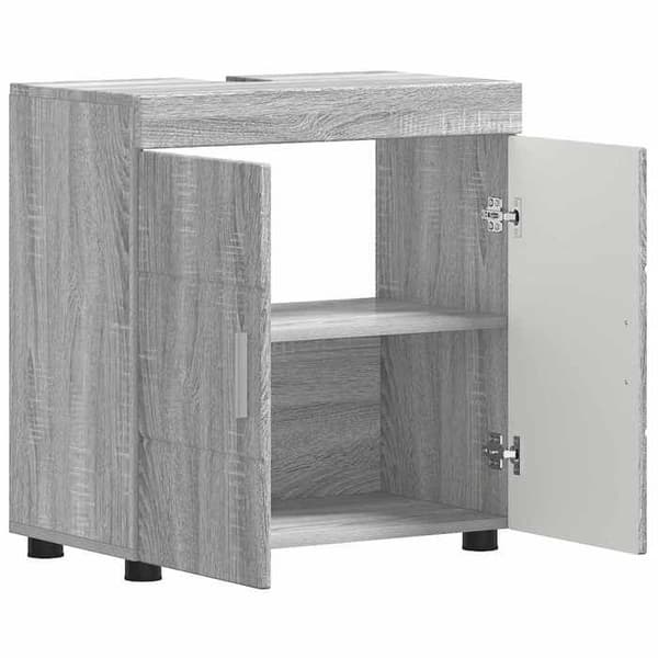 Maison Exclusive - Badrumsskåp Set TULUM Grå Sonoma Gris Sonoma