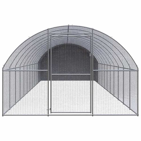 Maison Exclusive - Ulkokanala 3x12x2 m Galvanoitu teräs