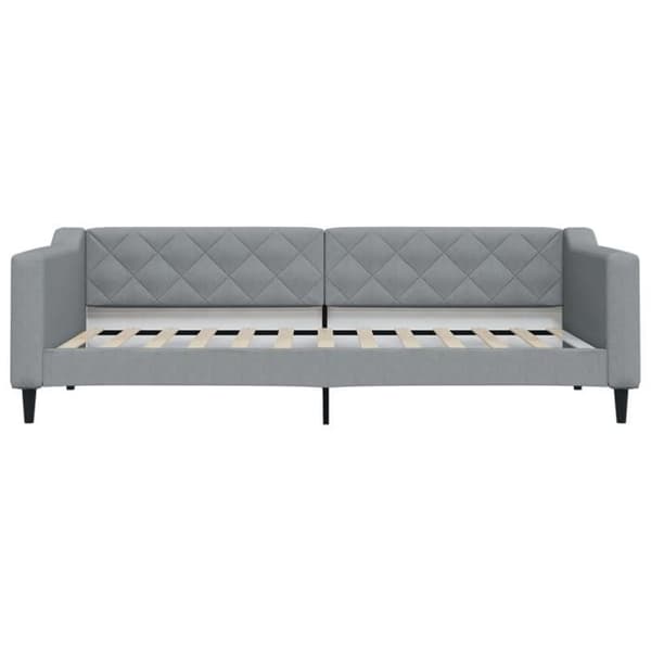 Maison Exclusive - Sovesofa med udtræk uden madras lys grå 90x200 cm