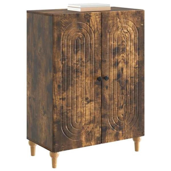 Maison Exclusive - Buffet Røget Eg 66 x 34,5 x 90 cm Ingeniørtræ
