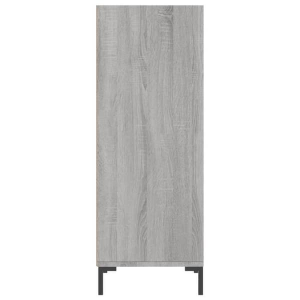 Maison Exclusive - Buffet sonoma grå 34,5x32,5x90 cm ingeniørtræ Sonoma grå