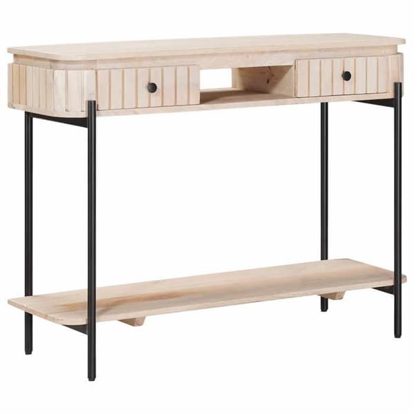 Maison Exclusive - Håndlavet sidebord Hvid 100 x 30 x 76 cm