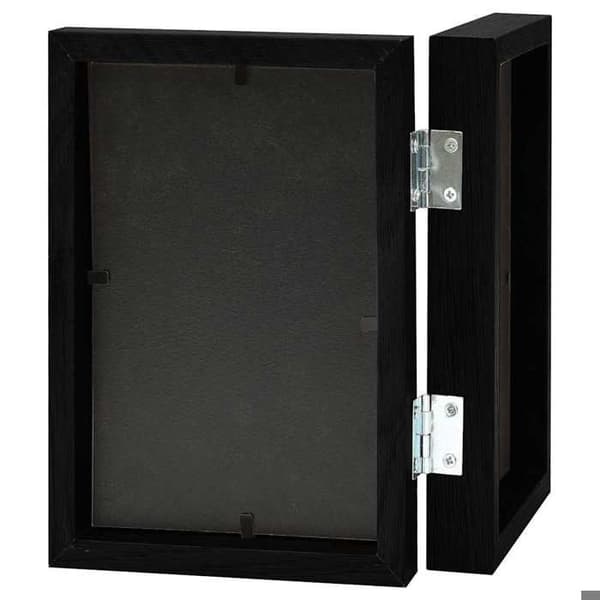 Maison Exclusive - Foldbart billedramme i sort 2x(21x29,7 cm) Svart
