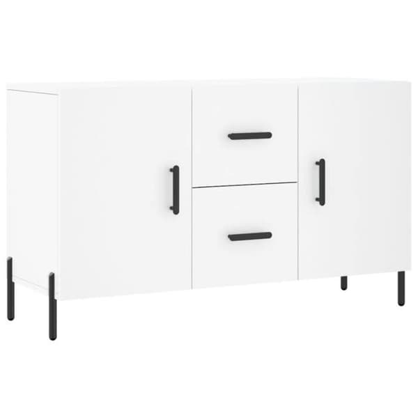 Maison Exclusive - Hvidt buffet 100x36x60 cm ingeniørtræ