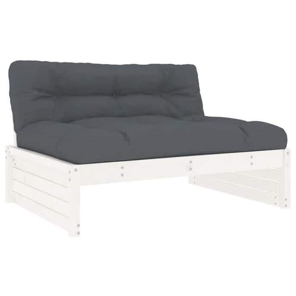 Maison Exclusive - Central soffa 120x80 cm vit massiv furu