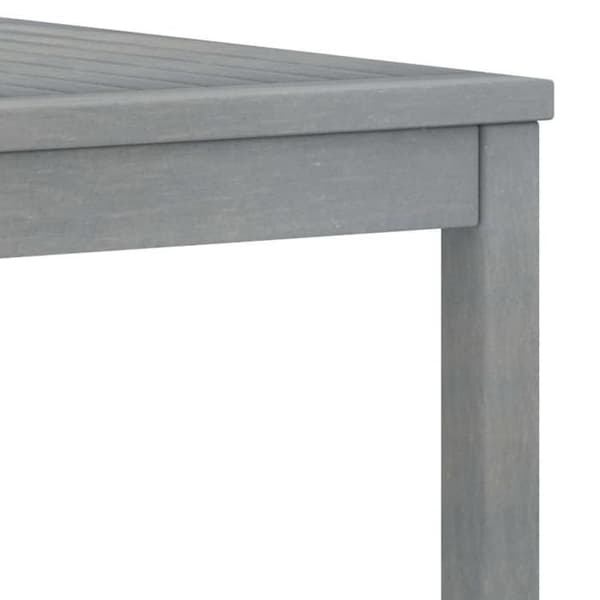 Maison Exclusive - Sofabord 100x50x33 cm Grå Solid akacietræ