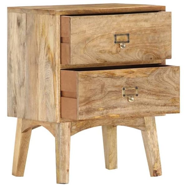Maison Exclusive - Natbord 40x35x55 cm Solid mango træ kastanj