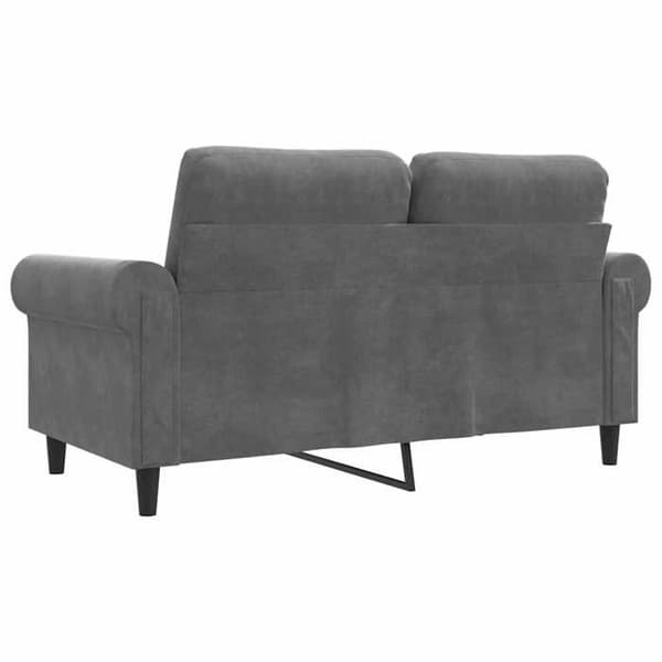 Maison Exclusive - 2-personers sofa i mørkegrå 120 cm velour