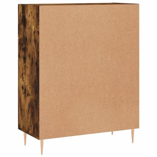 Maison Exclusive - Buffé i rökig ek 69,5x34x90 cm ingenjörsträ