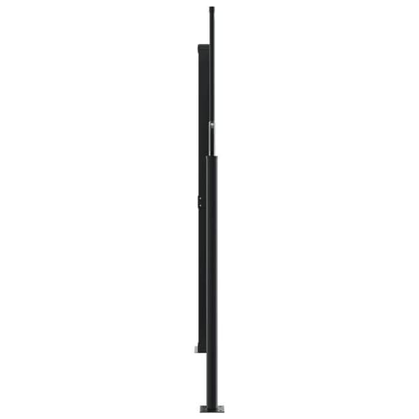 Maison Exclusive - Retractable sidokåpa antracit 180x600 cm