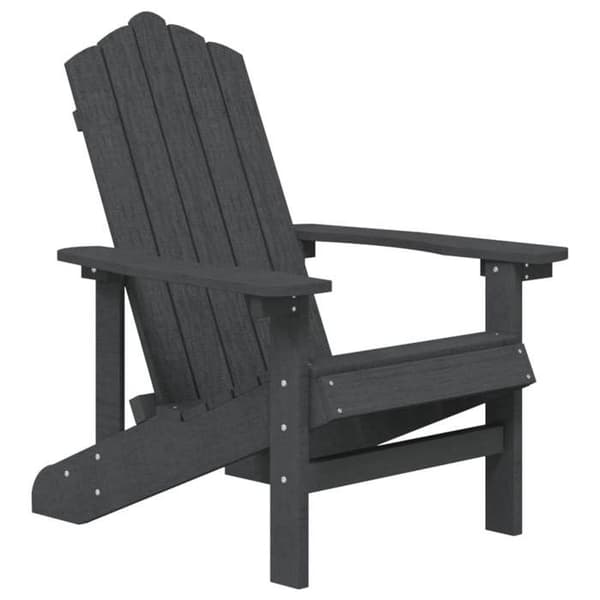 Maison Exclusive - Adirondack havestole sæt af 2 PEHD Antracit