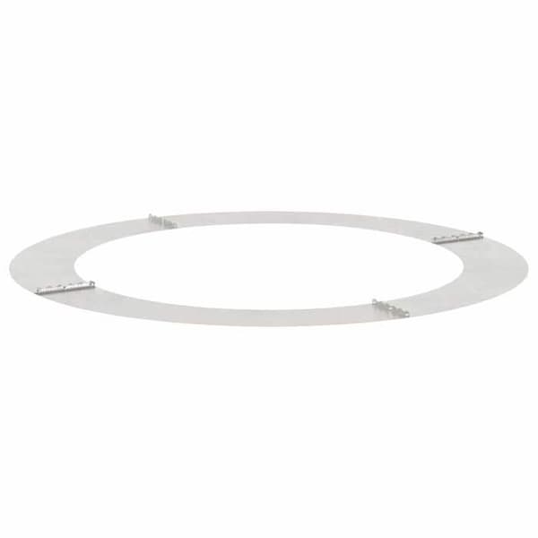 Maison Exclusive - anpassad för platta trädringar 5 st Silver Ø90/120 cm