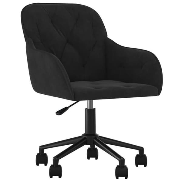Maison Exclusive - Snurrbara matstolar set om 2 Svart Sammet