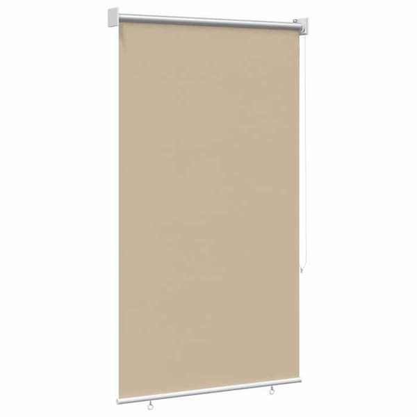 Maison Exclusive - Rullende udendørs butik UV-beskyttelse Beige Polyester