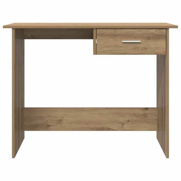 Maison Exclusive - Håndlavet egetræskontor 100 x 50 x 76 cm Ingeniørtræ Ek