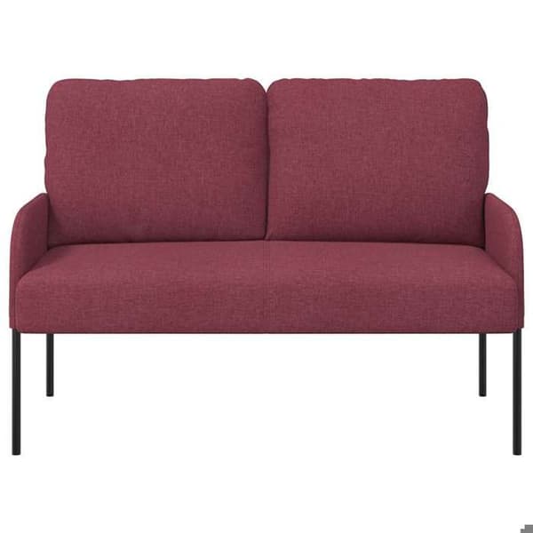 Maison Exclusive - Sofaer med pude 110cm Bordeaux Krydsfiner