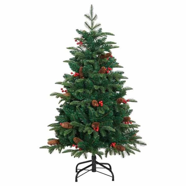 Kunstigt juletræ - EKSKLUSIV HUS - 150 cm - Grøn - USB LED-strips - 8 tilstande Grön