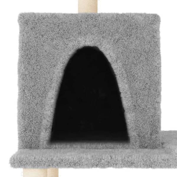 Maison Exclusive - Kattekradsetræ med sisal kløer Lys grå 167 cm ljusgrått