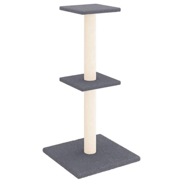 Maison Exclusive - Kattträd med sisal klöstrumpor mörkgrå 73 cm mörkgrå