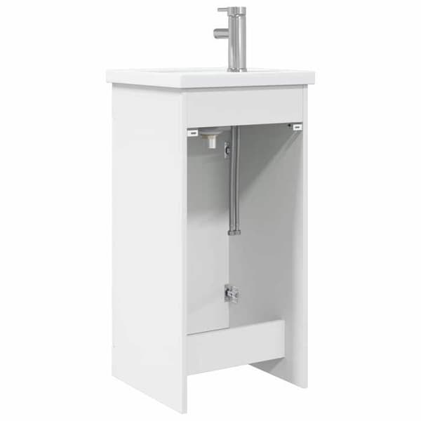 Maison Exclusive - Badrumsmöbel med vit handfat 42 x 40 x 84,5 cm Vit