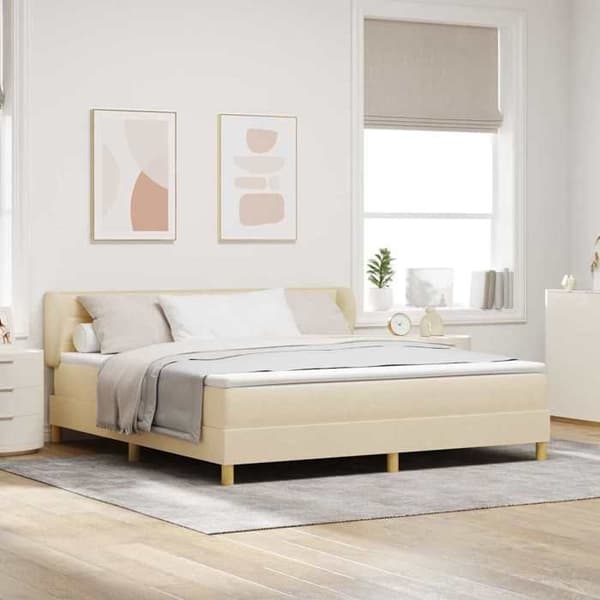 Maison Exclusive - Jousipatja Crème 180 x 200 cm kankaalla Grädde
