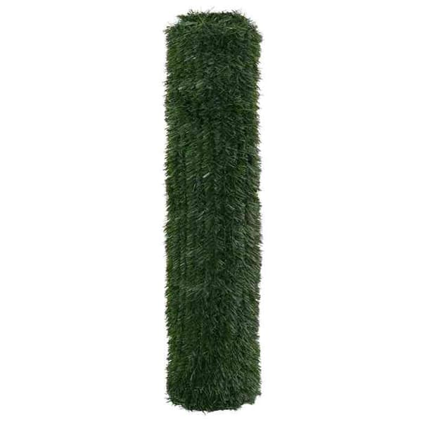 Maison Exclusive - Mörkgrön konstgjord häck 1,5 x 3 m PVC och stål Mörkgrön