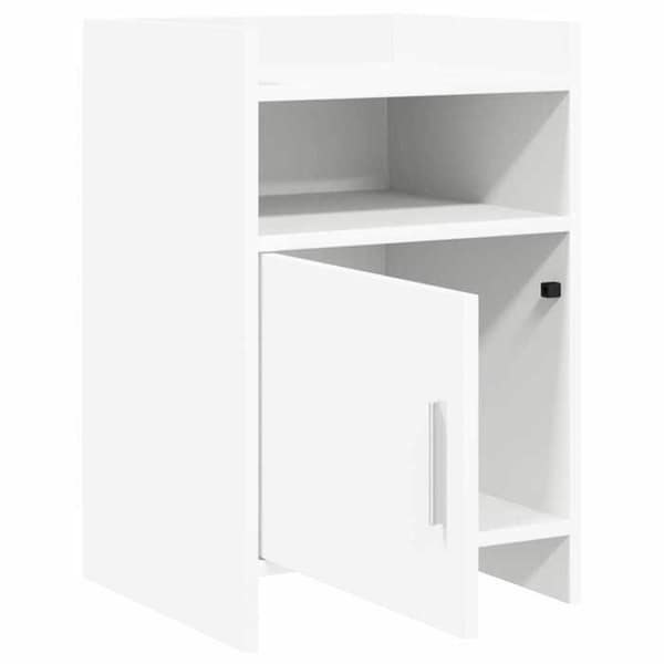 Maison Exclusive - Natborde Hvid 40 x 36 x 60 cm Ingeniørtræ Vit