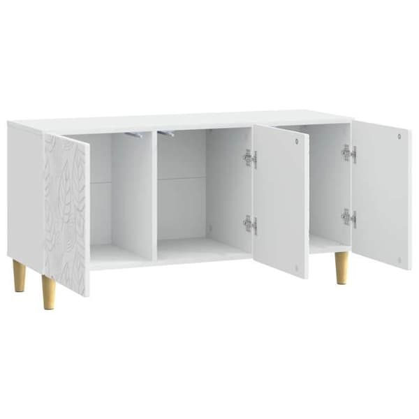 Maison Exclusive - TV-møbel 99 x 34,5 x 50 cm Hvid Ingeniørtræ