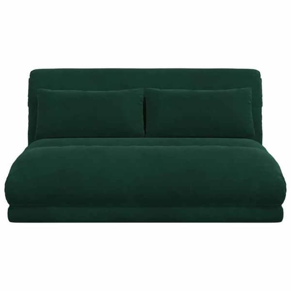 Maison Exclusive - Justerbar golvstol Mörkgrön Sammet Mörkgrön