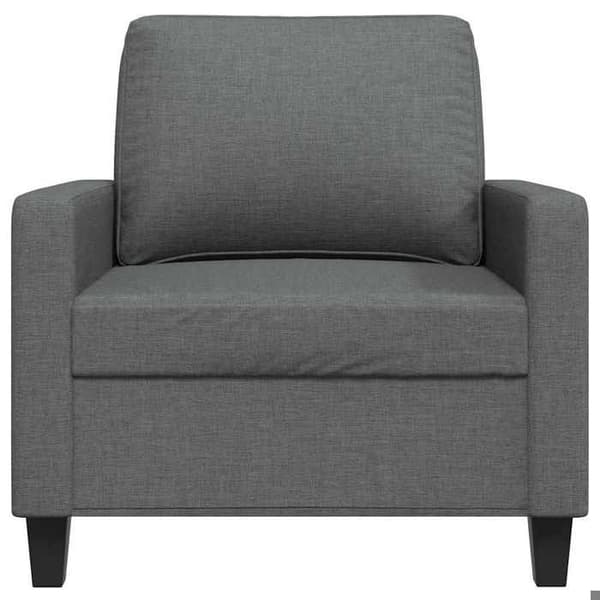 Maison Exclusive - Tummanharmaa nojatuoli 60 cm Kangas